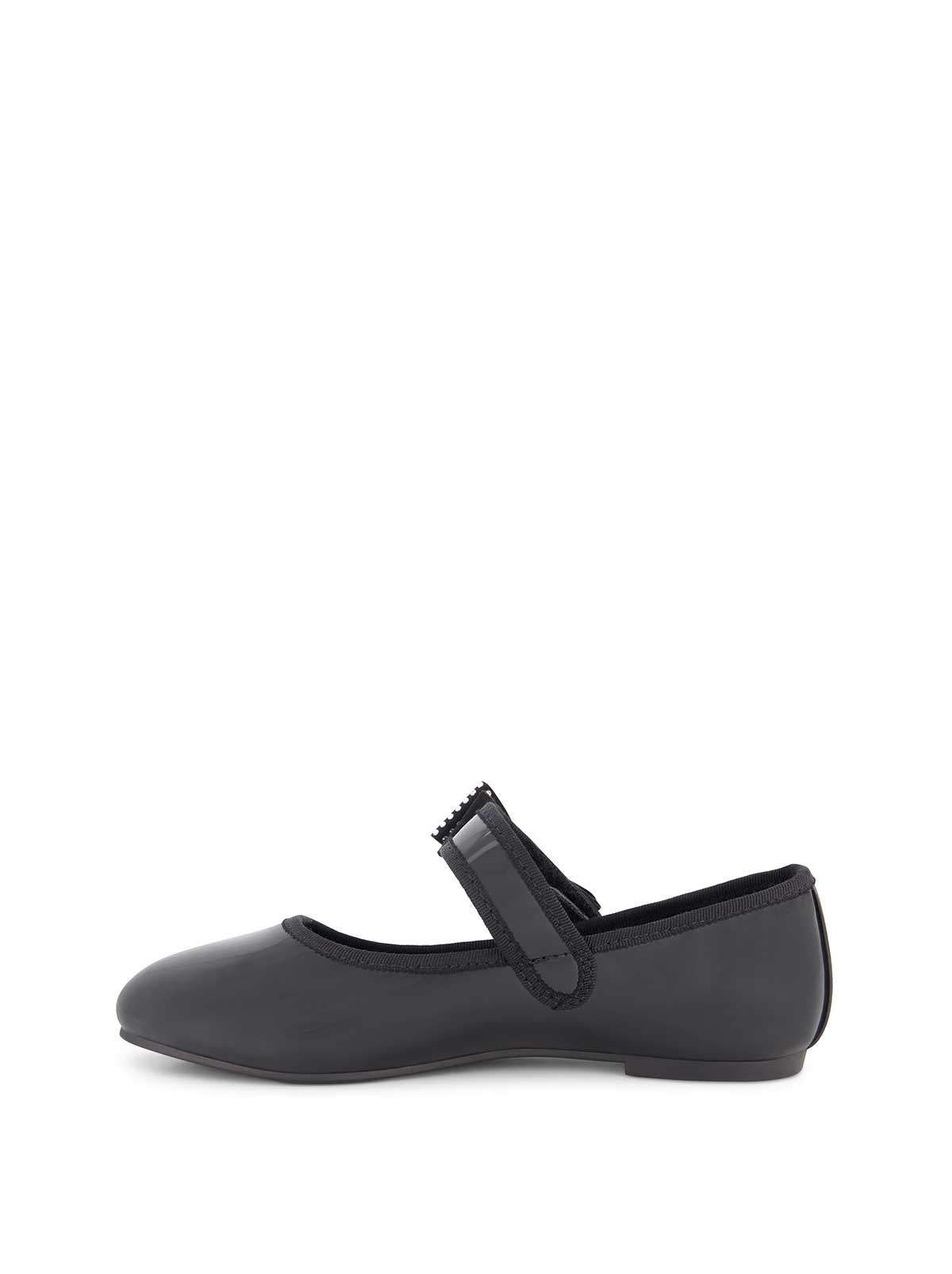 Jessica Simpson Women Little Girls' Amy Crystal Bow Ballet Flat in Black