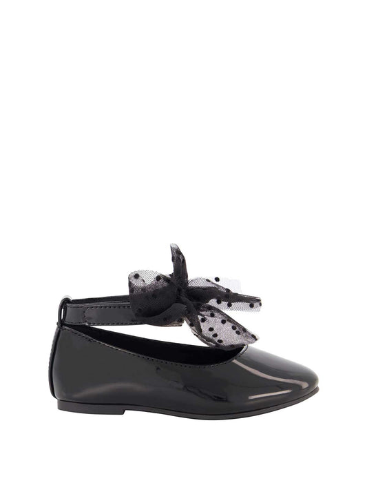 Jessica Simpson Women Toddler Amy Tulle Ballet Flat in Black