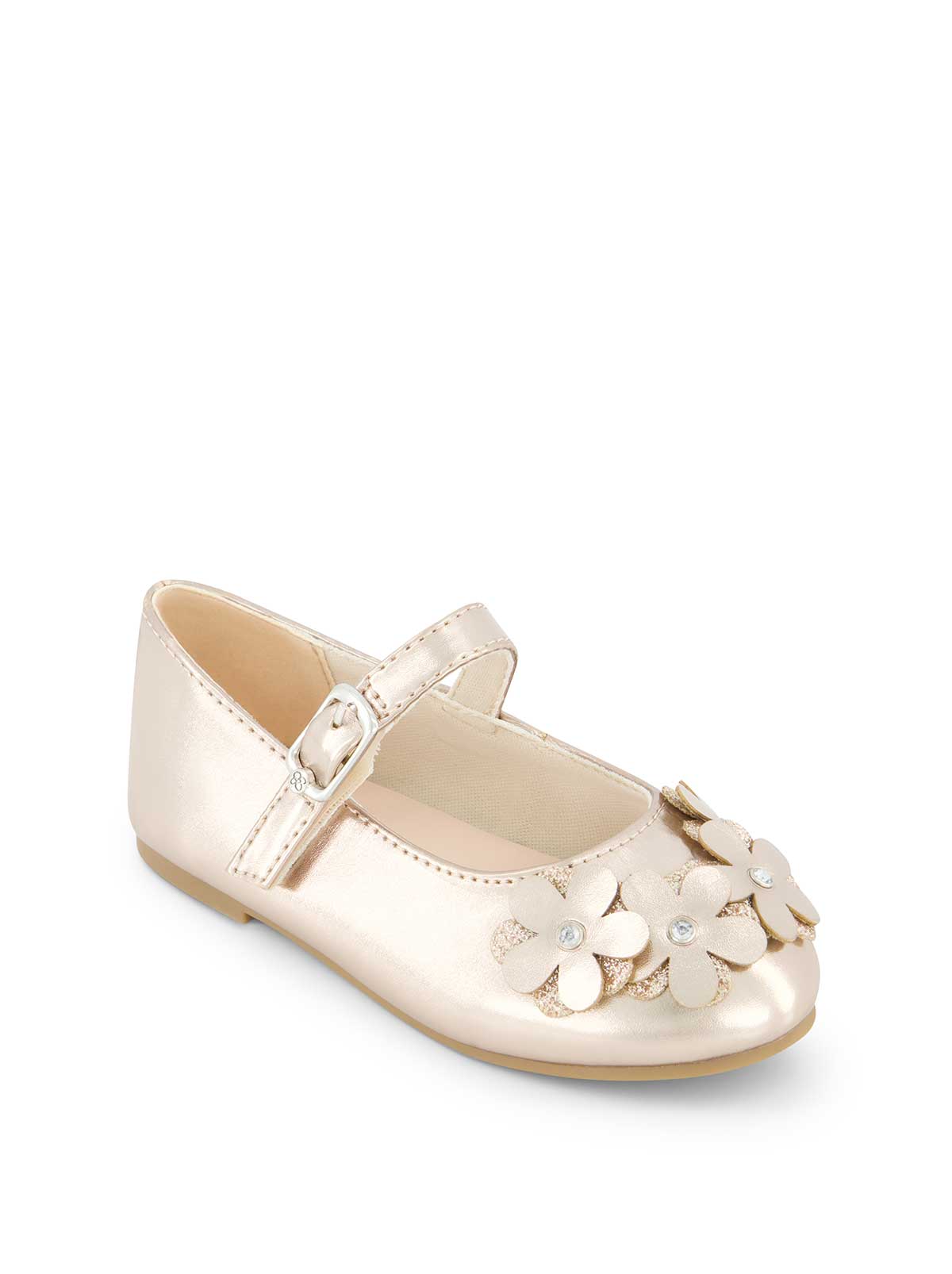 Jessica Simpson Women Toddler Amy Petal Ballet Flat in Champagne