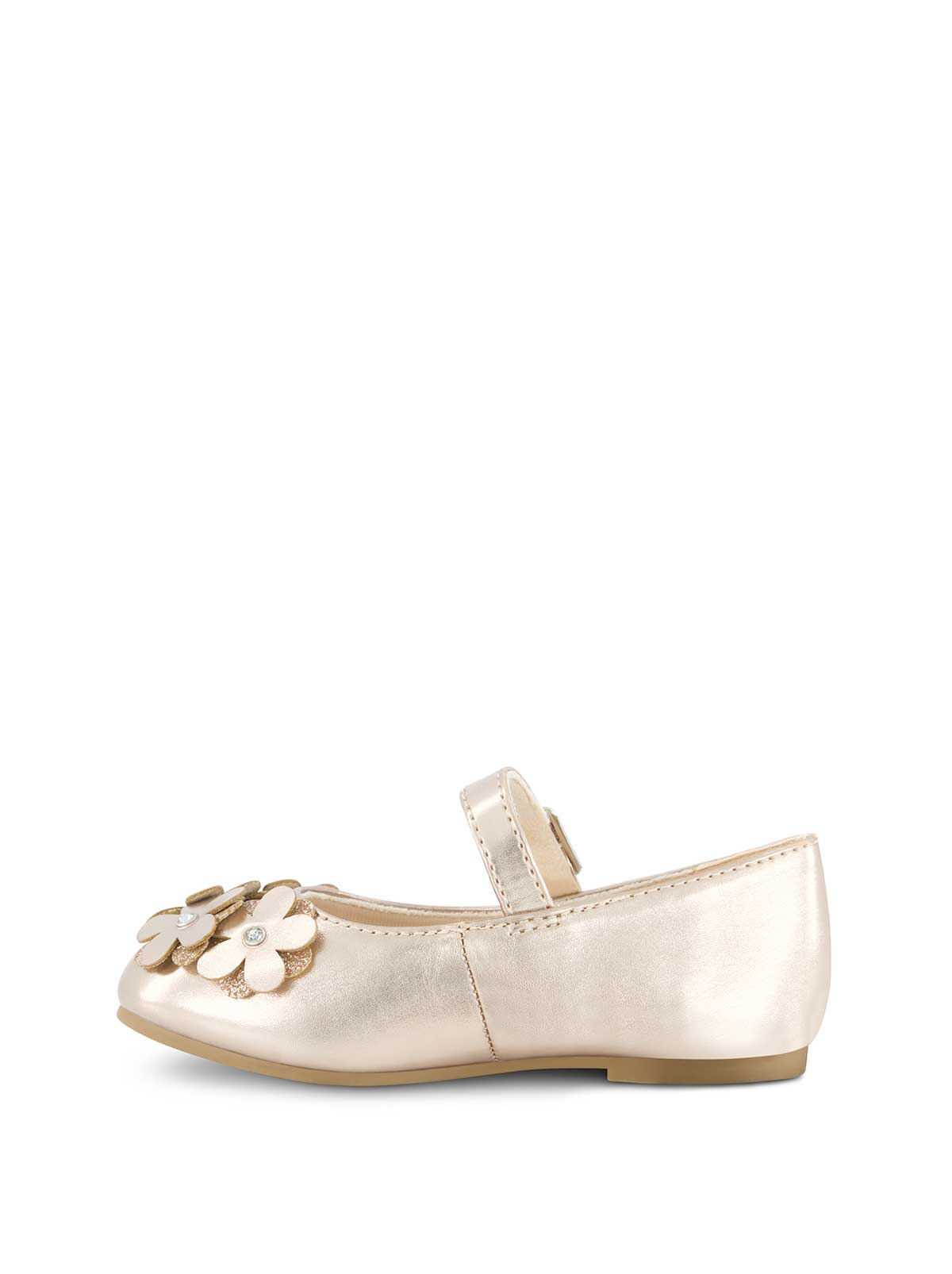 Jessica Simpson Women Toddler Amy Petal Ballet Flat in Champagne