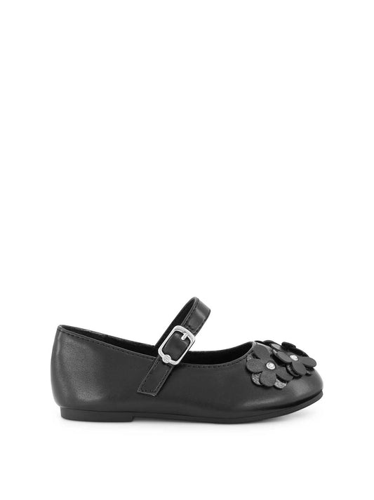 Jessica Simpson Women Toddler Amy Petal Ballet Flat in Black