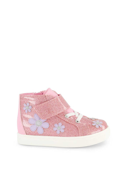 Jessica Simpson Women Toddler Gretchen Flower High Top Sneaker in Pink