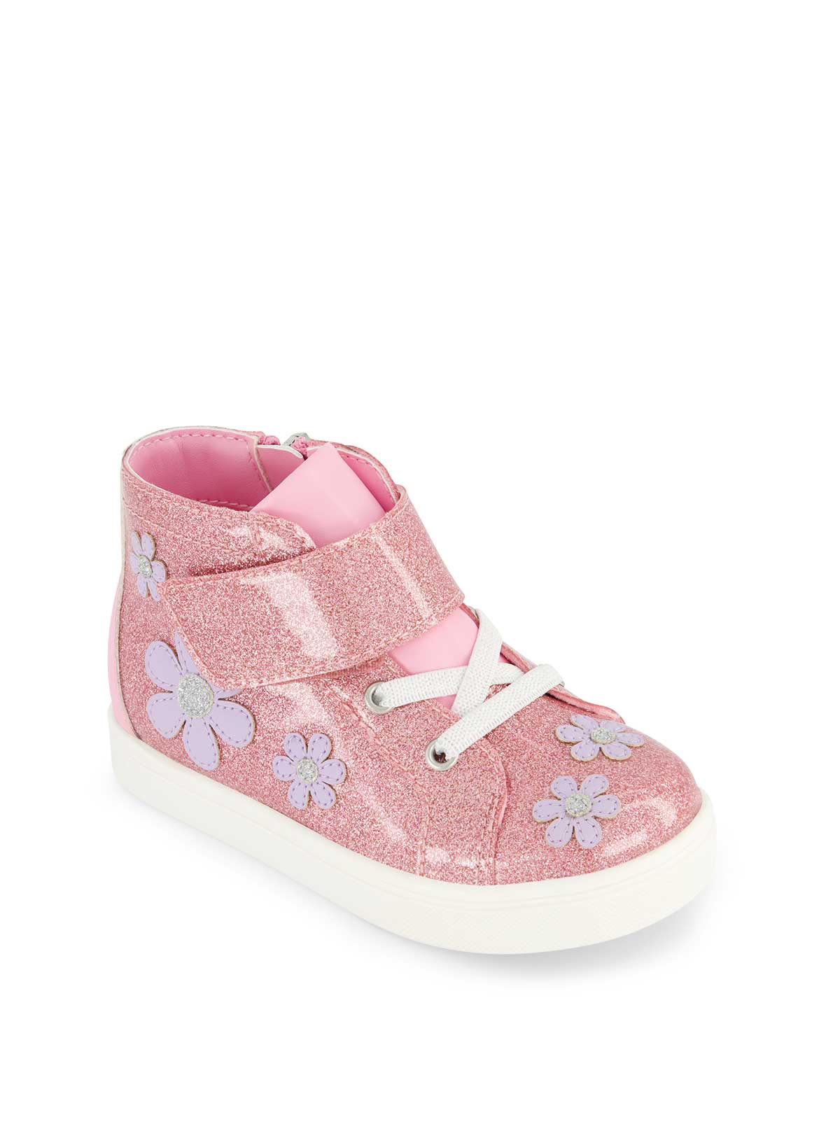 Jessica Simpson Women Toddler Gretchen Flower High Top Sneaker in Pink