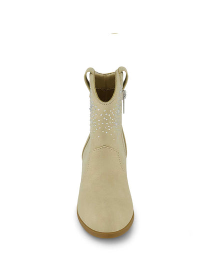 Jessica Simpson Women Little Girls' Layla Fade Western Bootie in Gold
