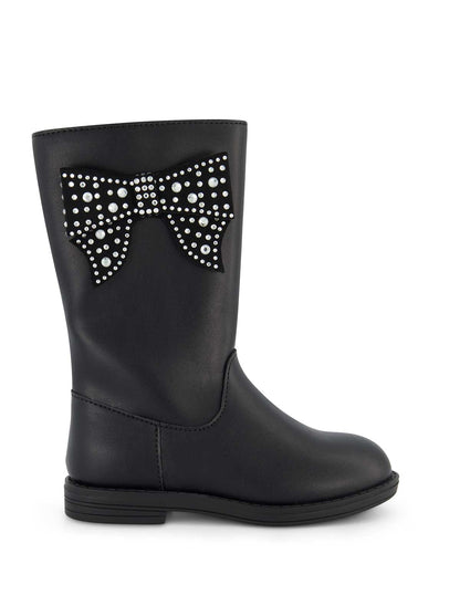 Jessica Simpson Women Toddler Evie Ribbon Boot in Black