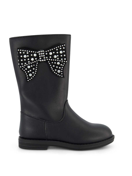 Jessica Simpson Women Toddler Evie Ribbon Boot in Black