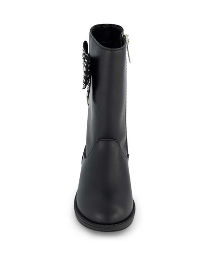 Jessica Simpson Women Toddler Evie Ribbon Boot in Black