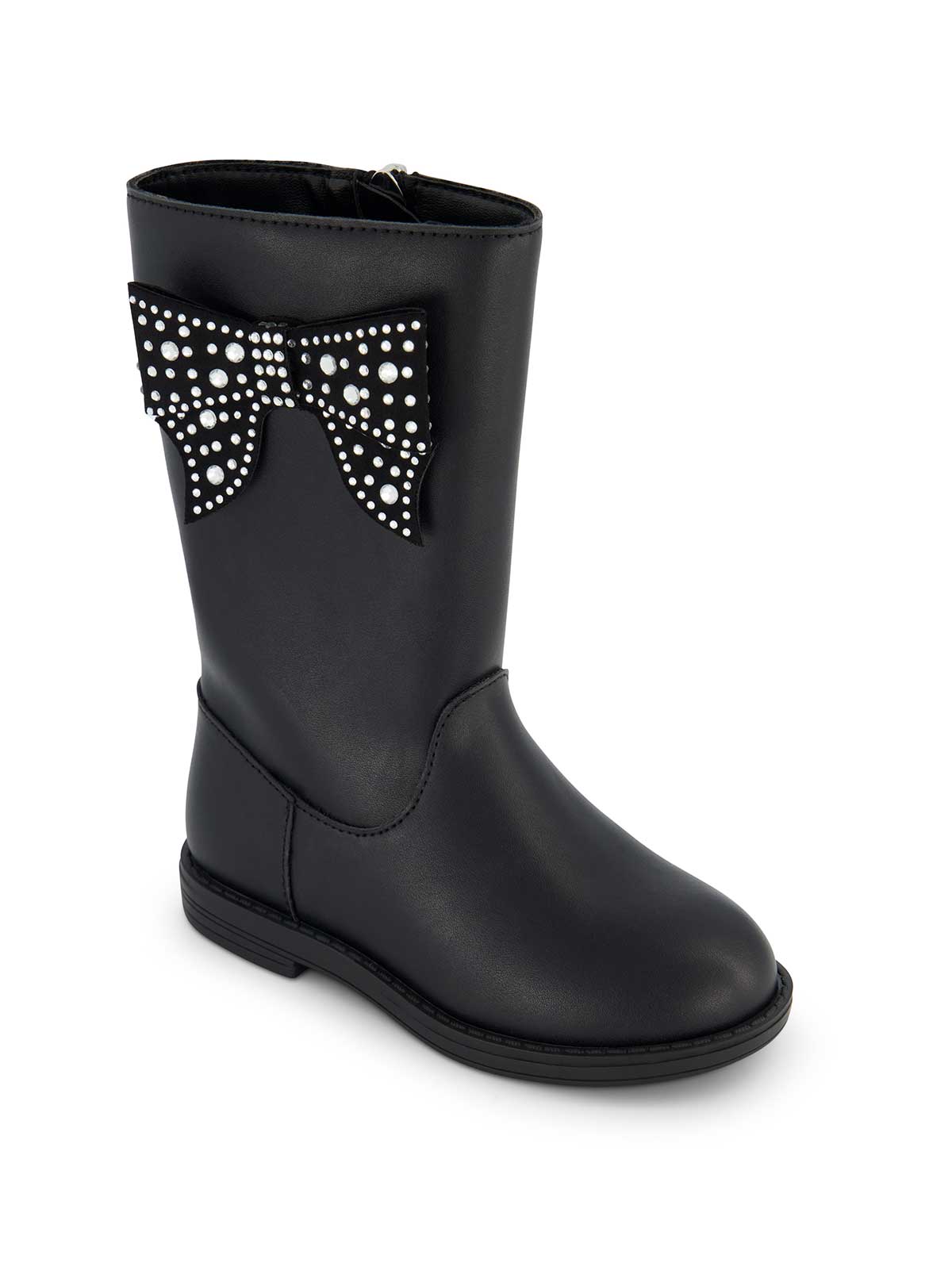 Jessica Simpson Women Toddler Evie Ribbon Boot in Black