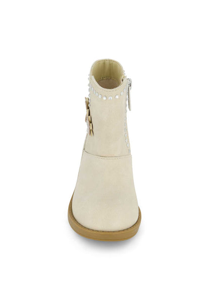 Jessica Simpson Women Toddler Evie Flower Boot in Cream