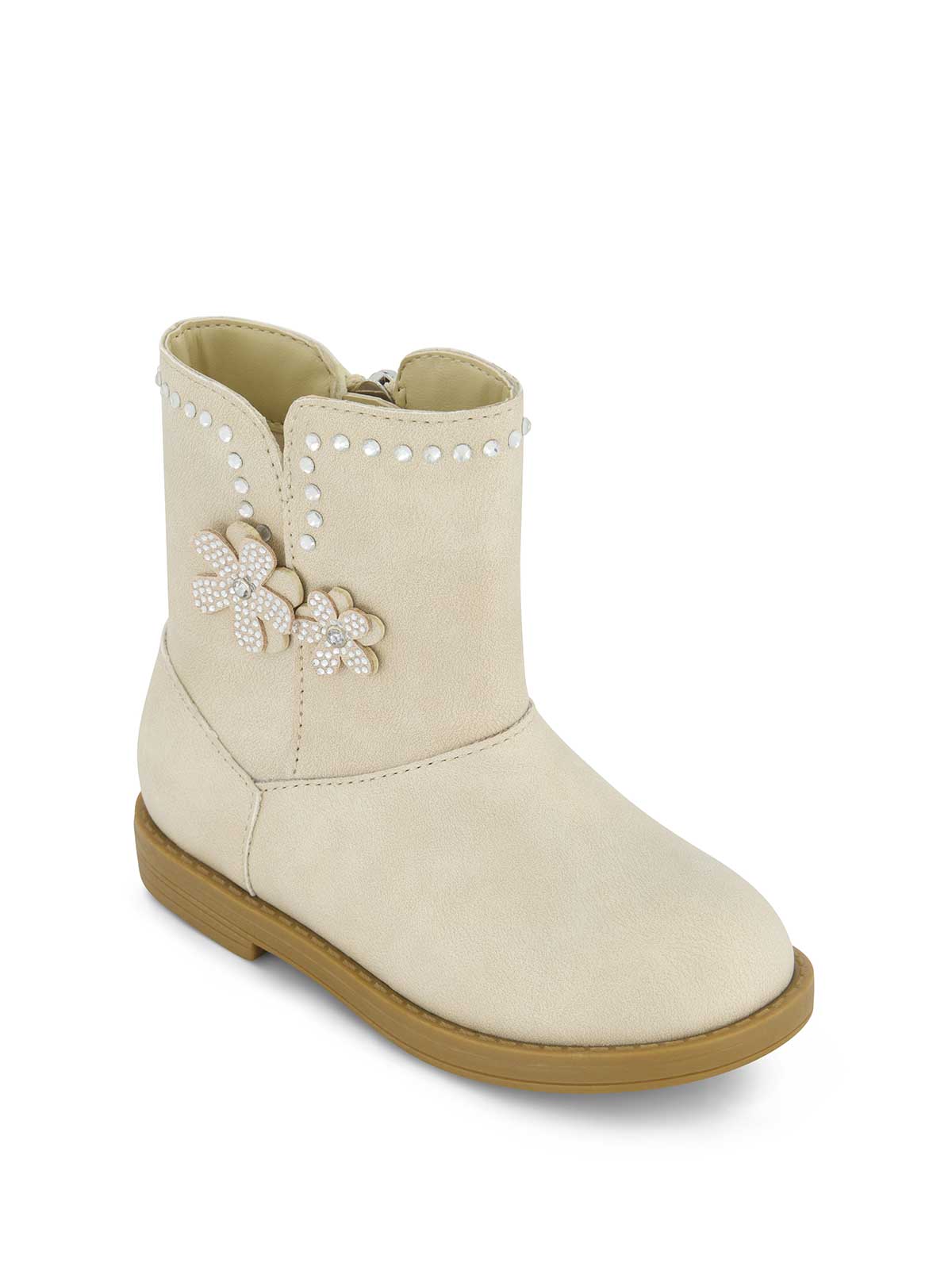 Jessica Simpson Women Toddler Evie Flower Boot in Cream