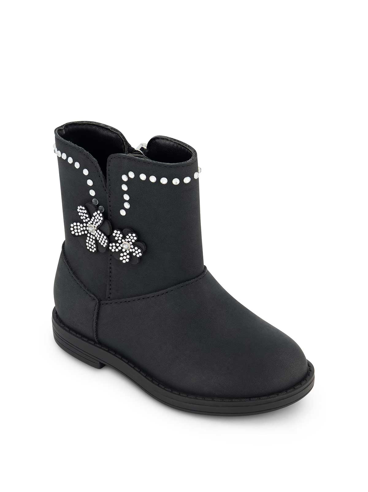 Jessica Simpson Women Toddler Evie Flower Boot in Black