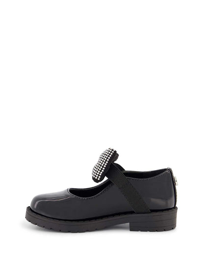 Jessica Simpson Women Toddler Aubrey Bow Flat in Black