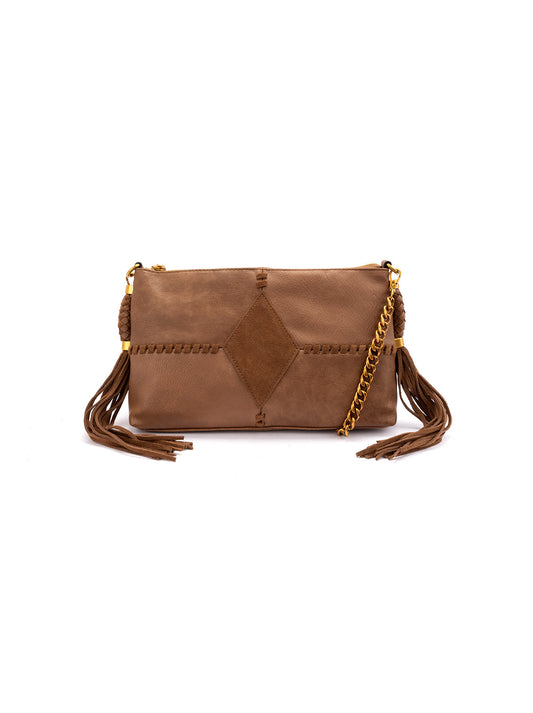 Jessica Simpson Accessories Darlene Crossbody in Almond Brown