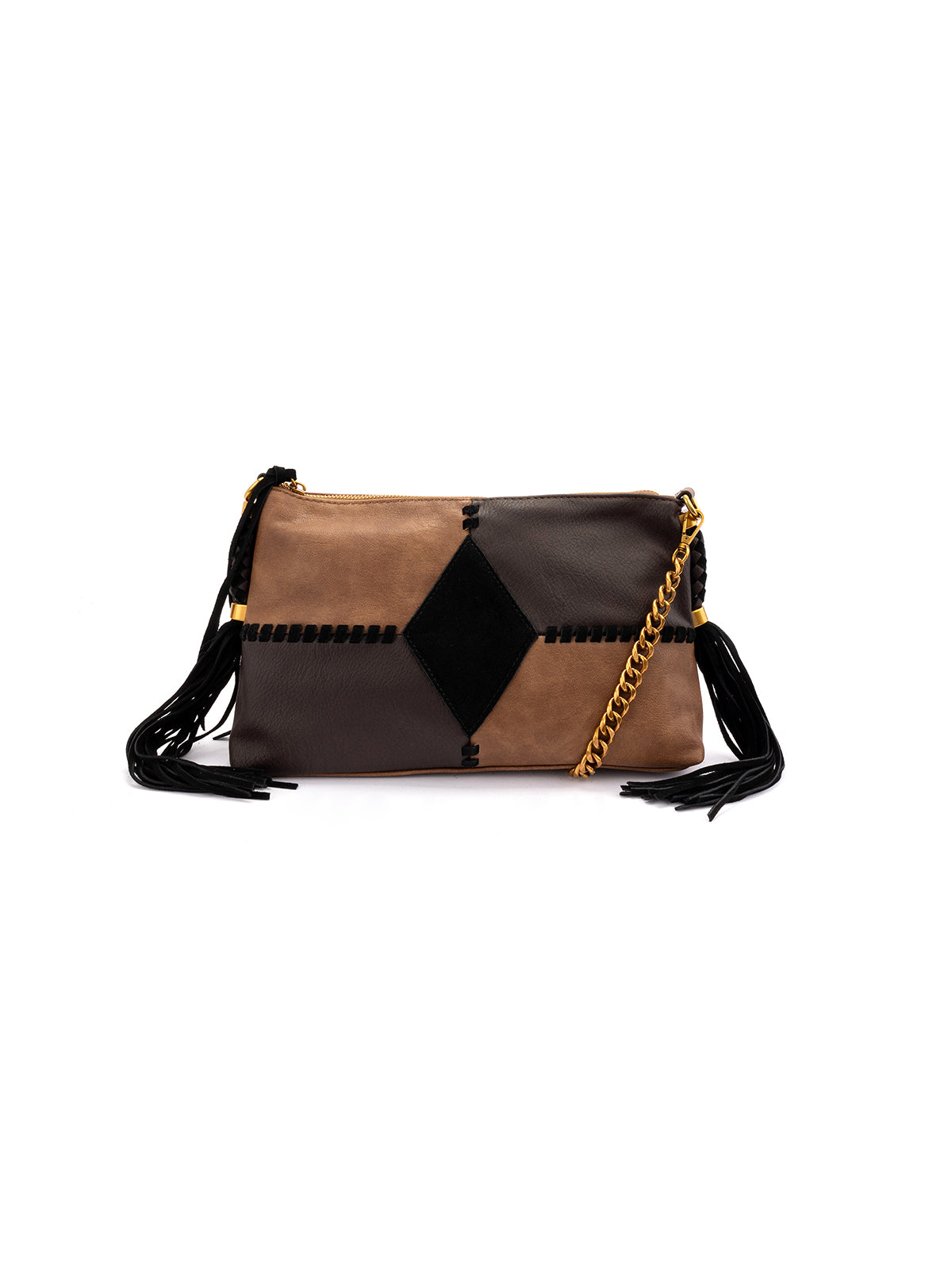 Jessica Simpson Accessories Darlene Crossbody in Almond Brown Multi