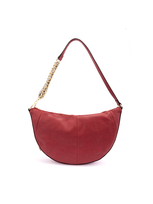 Jessica Simpson Accessories Tabitha Convertible Sling in Cranberry Juice