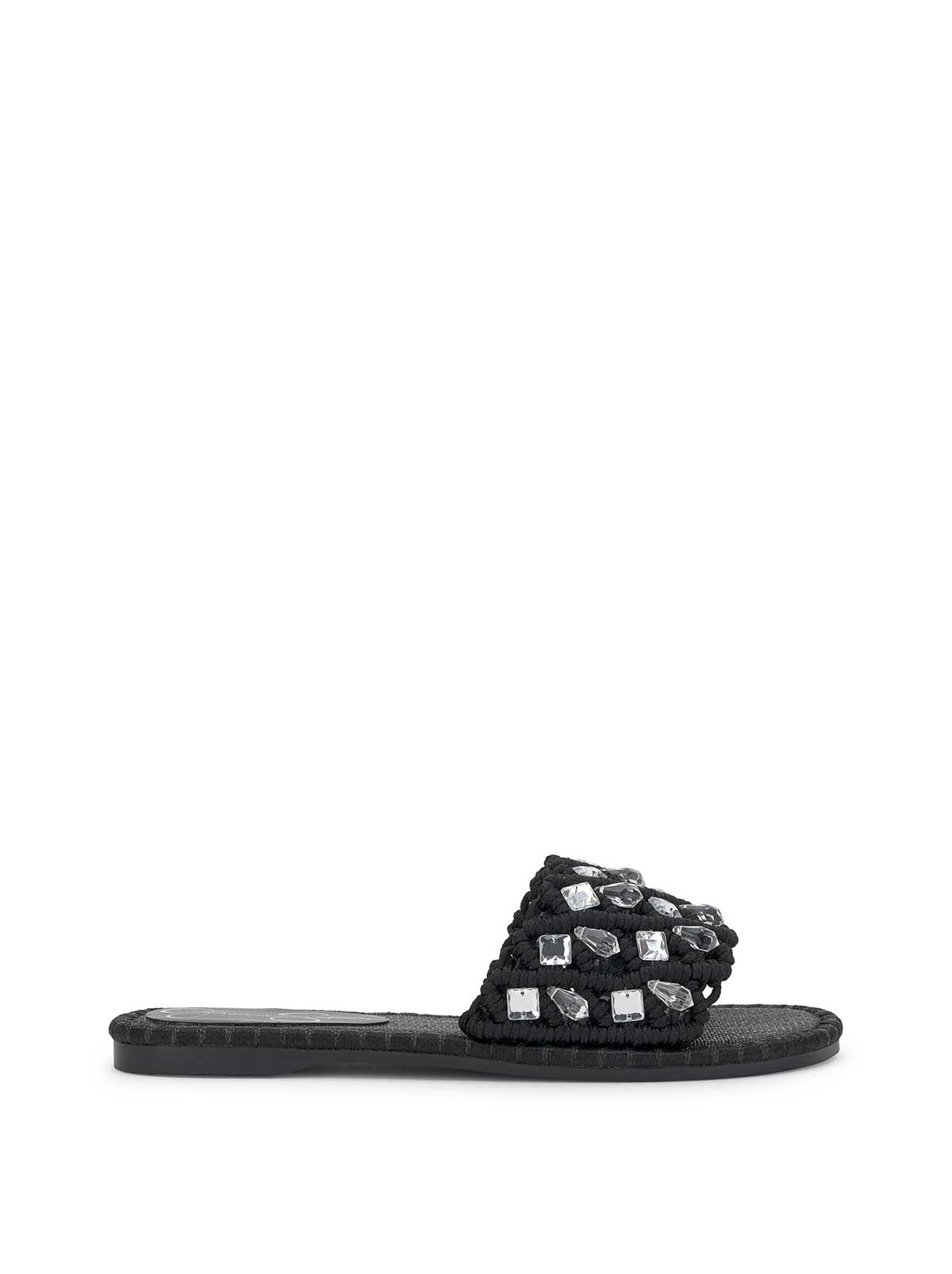 Jessica Simpson Women Brennara Flat Sandal in Black