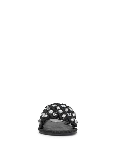 Jessica Simpson Women Brennara Flat Sandal in Black