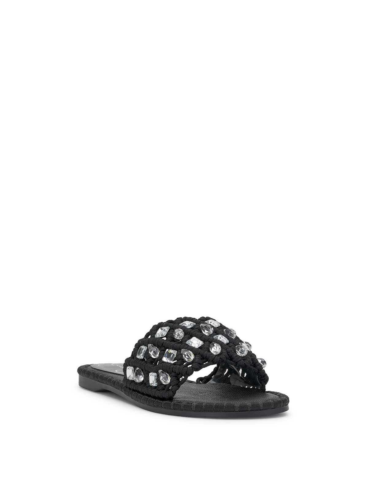Jessica Simpson Women Brennara Flat Sandal in Black