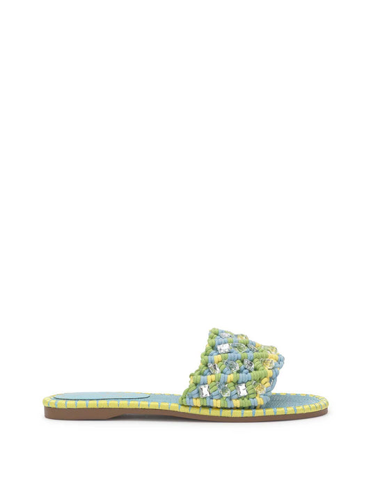 Jessica Simpson Women Brennara Flat Sandal in Chambre