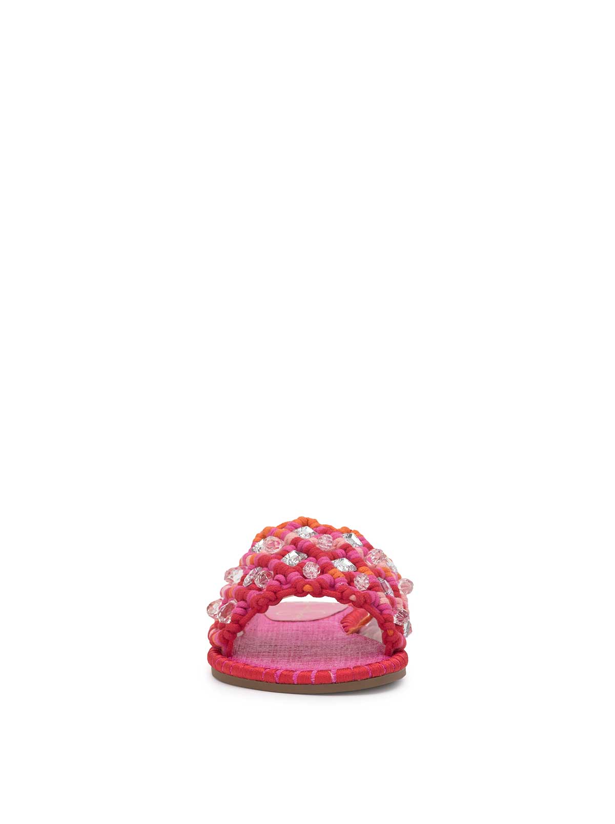 Jessica Simpson Women Brennara Flat Sandal in Bright Orchid