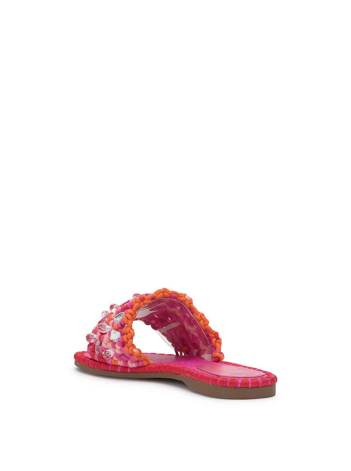 Jessica Simpson Women Brennara Flat Sandal in Bright Orchid