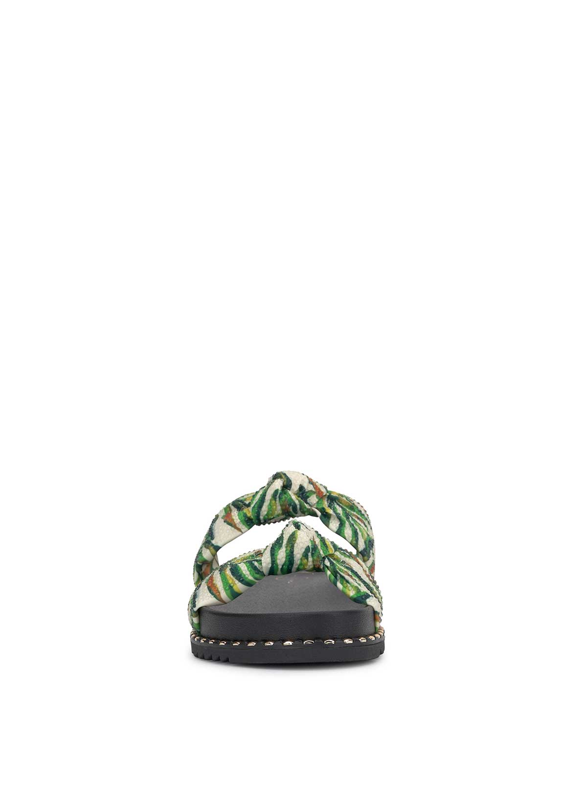 Jessica Simpson Women Caralyna Flat Sandal in Green Multi