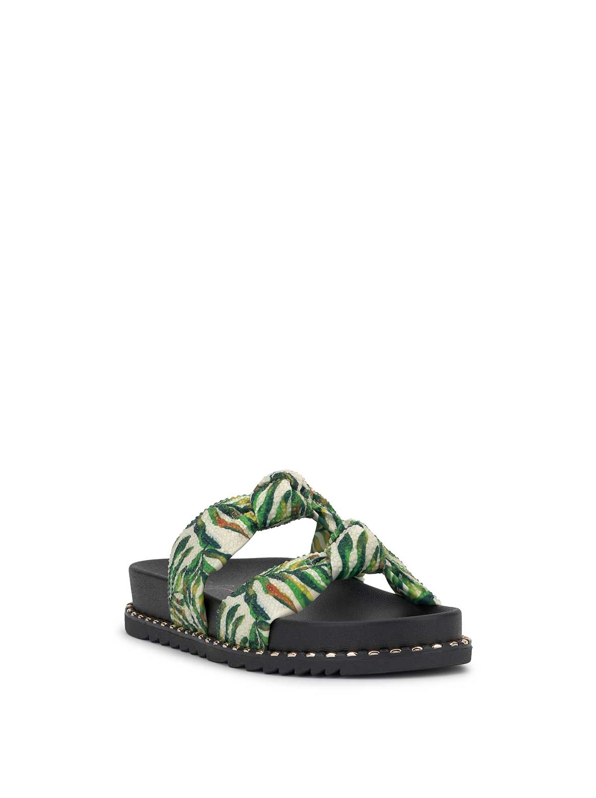 Jessica Simpson Women Caralyna Flat Sandal in Green Multi