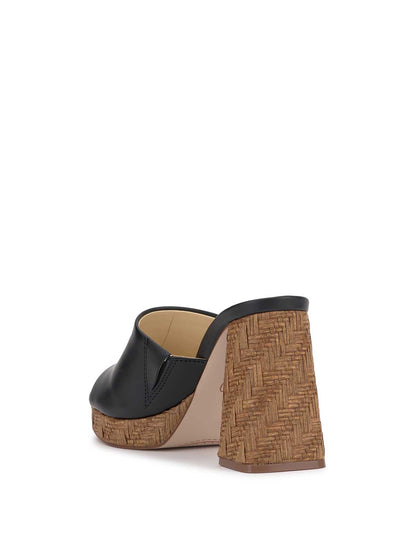 Jessica Simpson Women Kameena Mule Platform Sandal in Black