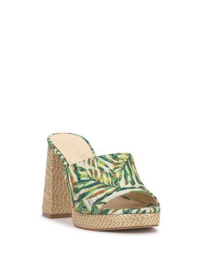 Jessica Simpson Women Kameena Mule Platform in Green Jungle