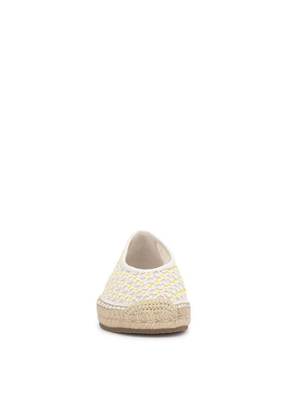 Jessica Simpson Women Lucciea Flat in White Floral