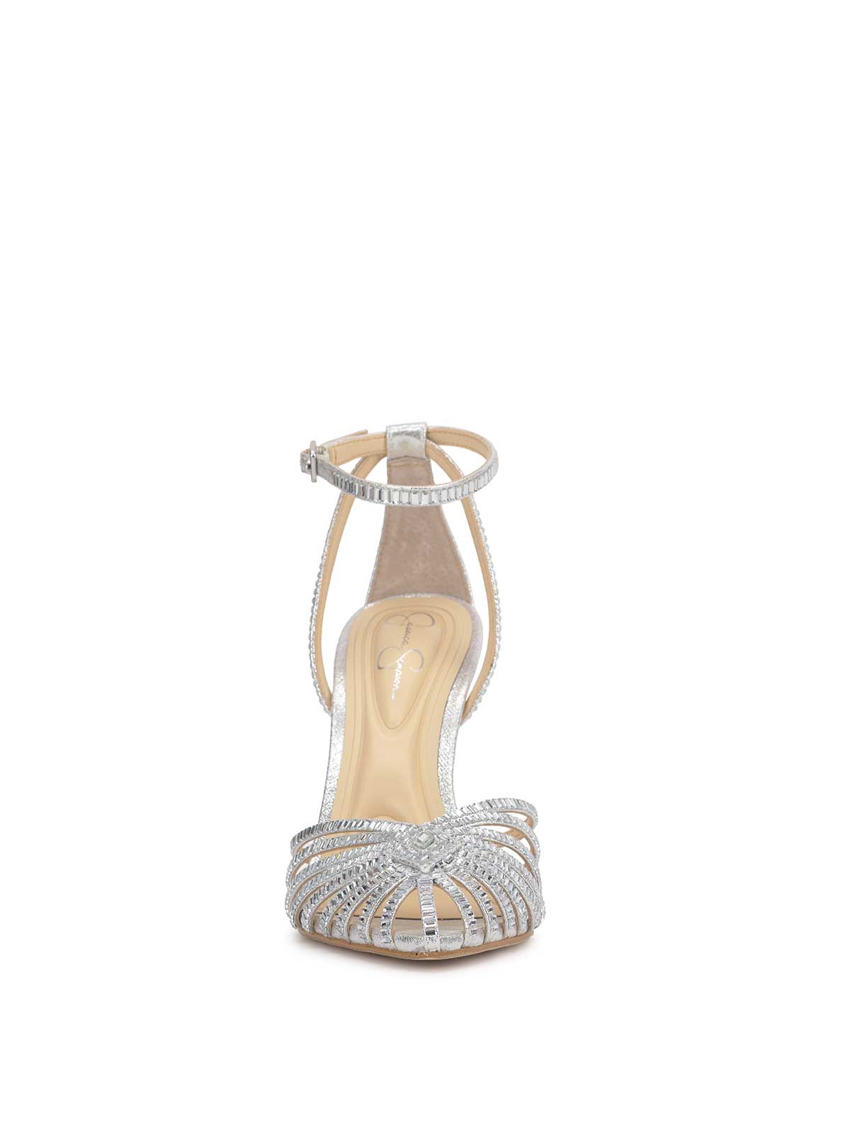 Jessica Simpson Women Paveri Pump in Silver