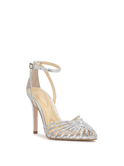 Jessica Simpson Women Paveri Pump in Silver