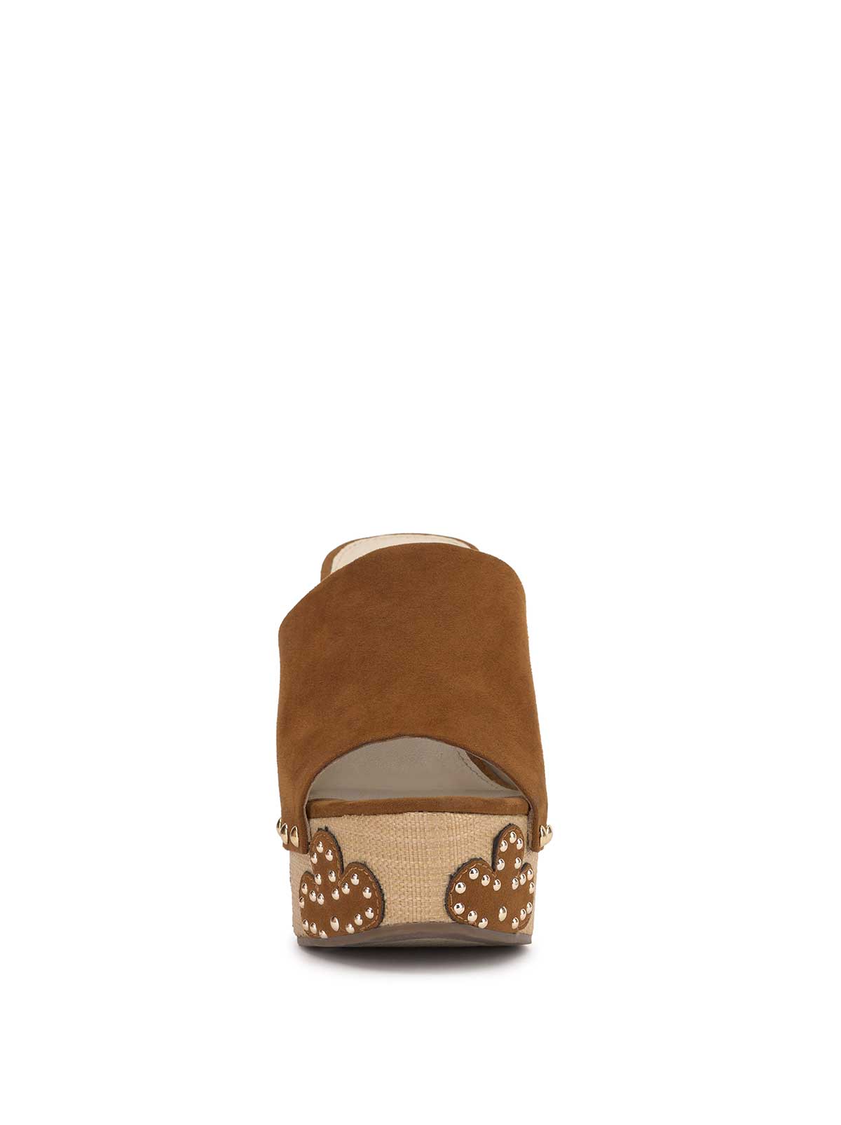 Jessica Simpson Women Shelbie Platform Slide in Tuscan Tan
