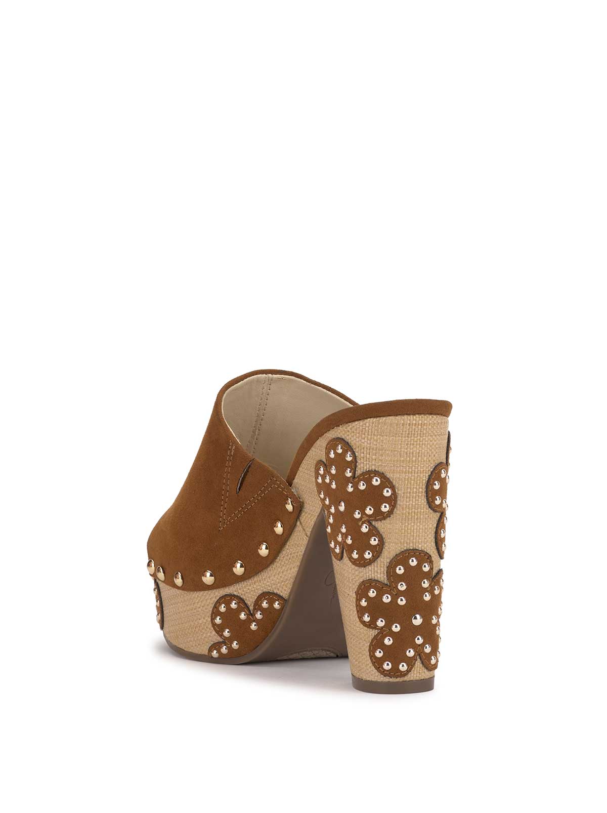 Jessica Simpson Women Shelbie Platform Slide in Tuscan Tan