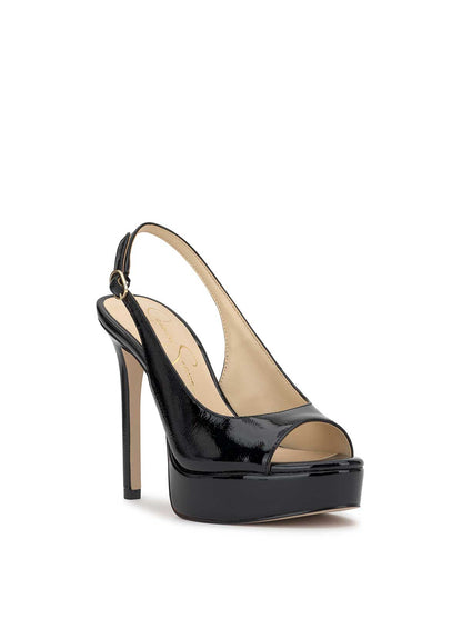 Jessica Simpson Women Sibilla High Heel in Black Patent