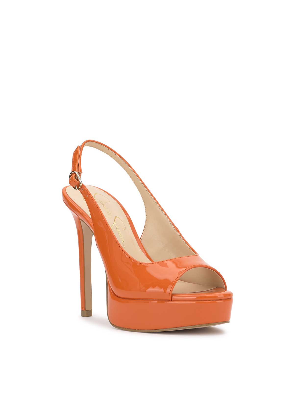 Jessica Simpson Women Sibilla High Heel in Tangerine