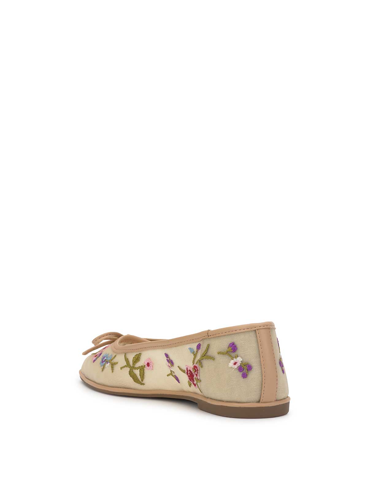 Jessica Simpson Women Vayrina Ballet Flat in Floral Mesh
