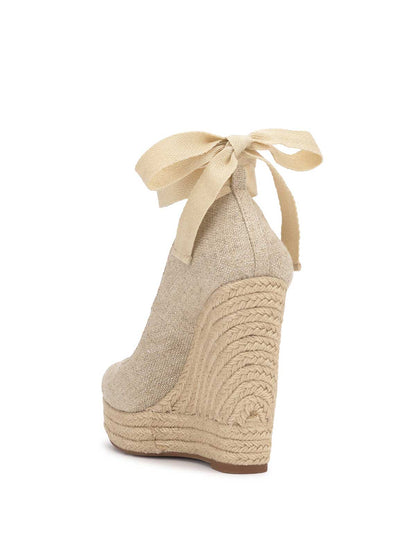 Jessica Simpson Women Zexie Platform Wedge in Natural