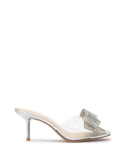 Jessica Simpson Women Celisha High Heel in Clear Embellished