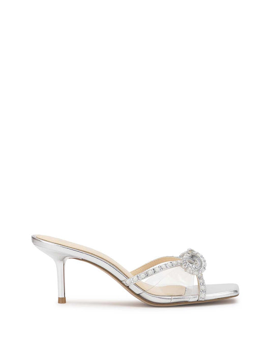 Jessica Simpson Women Cornilia High Heel in Clear Silver