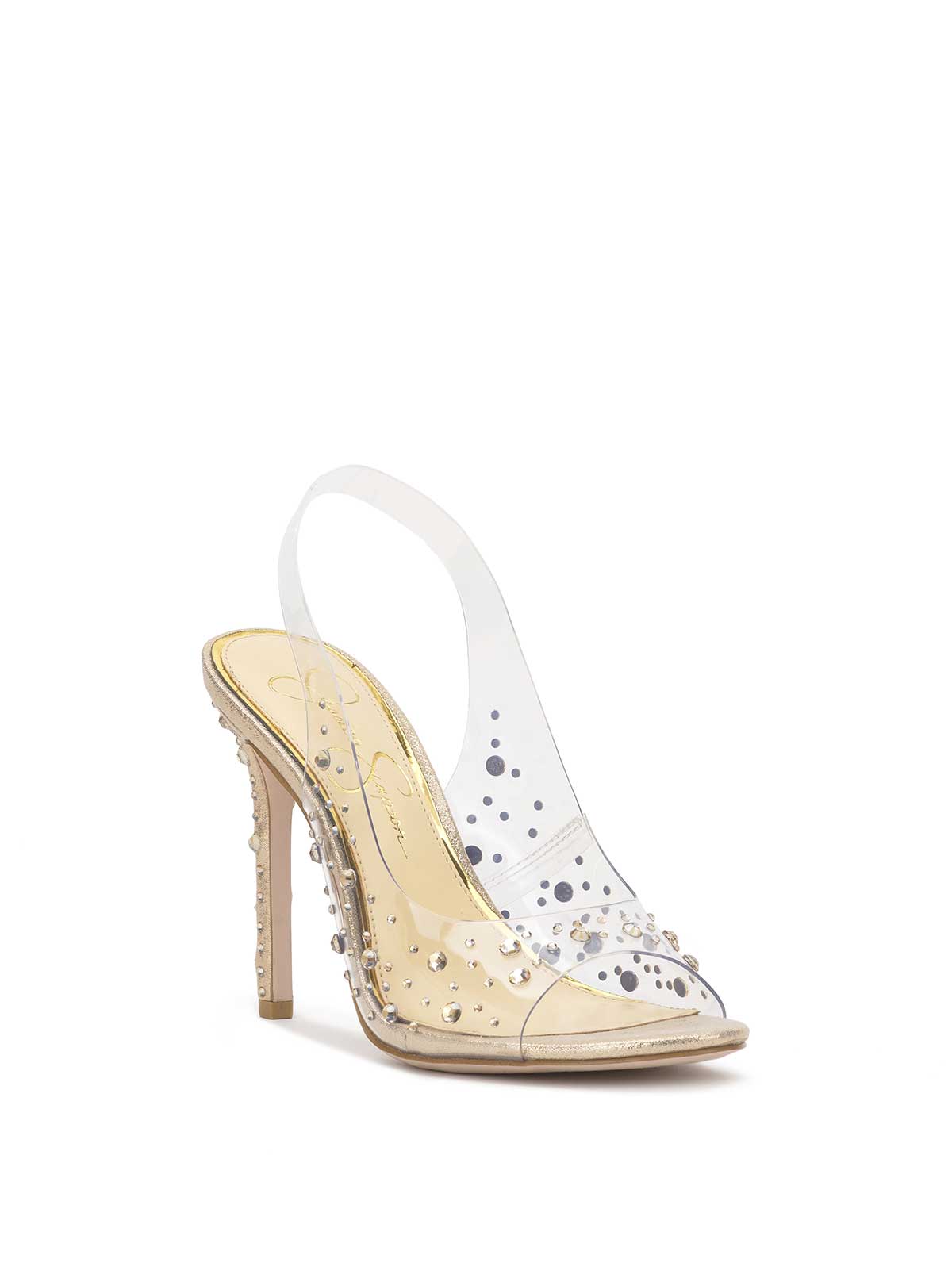 Jessica Simpson Women Jaisey High Heel in Champagne