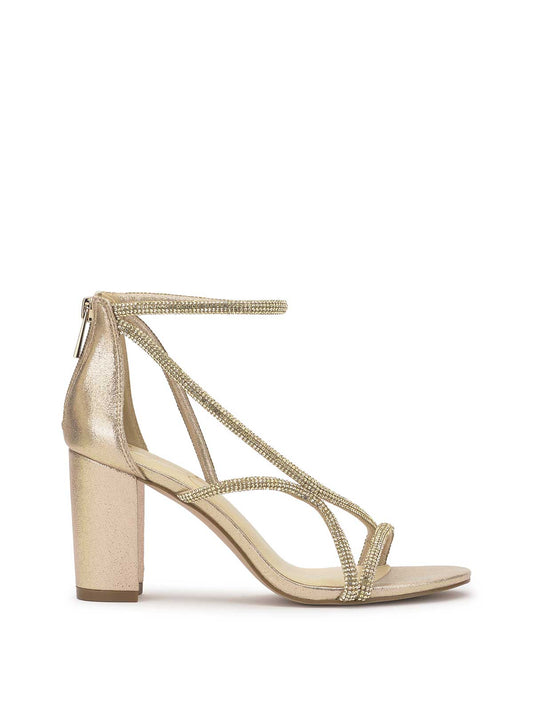 Jessica Simpson Women Shiny High Heel in Champagne