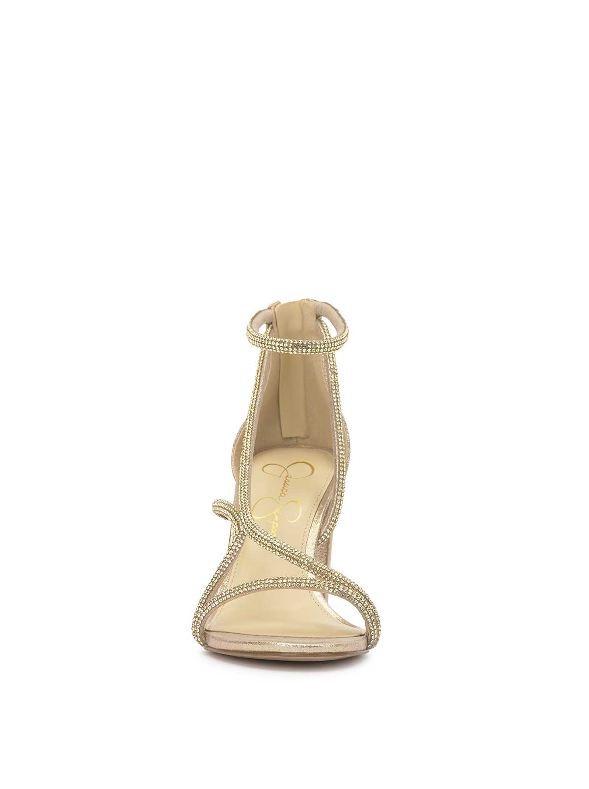 Jessica Simpson Women Shiny High Heel in Champagne