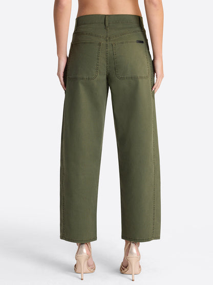 Jessica Simpson Women Relaxed Barrel Jeans in Forest Night