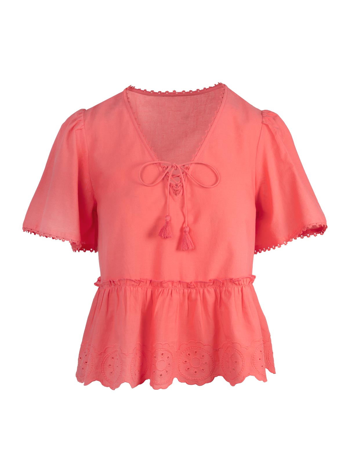 Jessica Simpson Women Raquelle Blouse in Dubarry