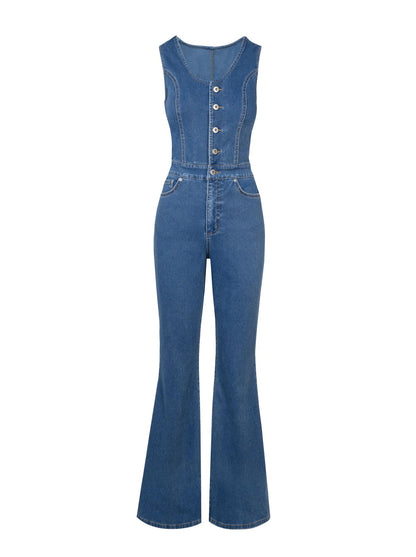 Jessica Simpson Women Flare Jumpsuit in Whispered