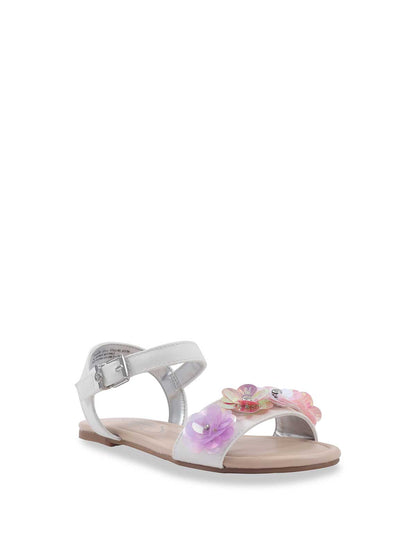 Jessica Simpson Women Little Girls' Rachel Gani Flat in White