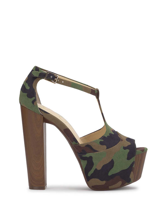 Jessica Simpson Women Dany Platform in Forest Camo