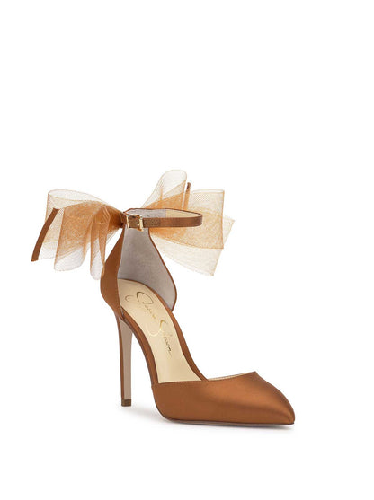 Jessica Simpson Women Phindies Pump in Golden Copper