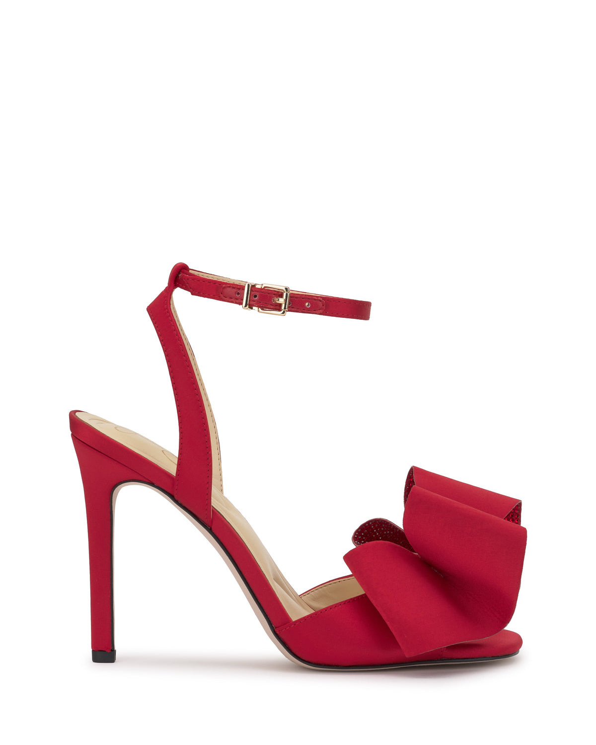 Jessica Simpson Women Olivine High Heel in Sparkle Red Muse